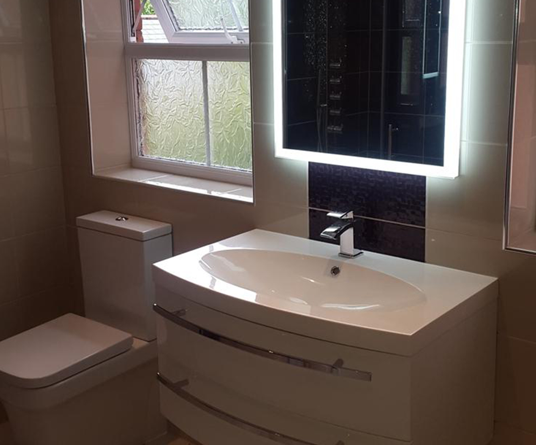 Bathroom installation in Cheshire